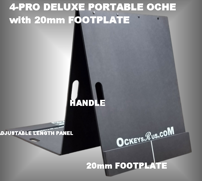 PRO DELUXE PORTABLE OCHE WITH THE 20mm HIGH FOOTPLATE (Recommended)